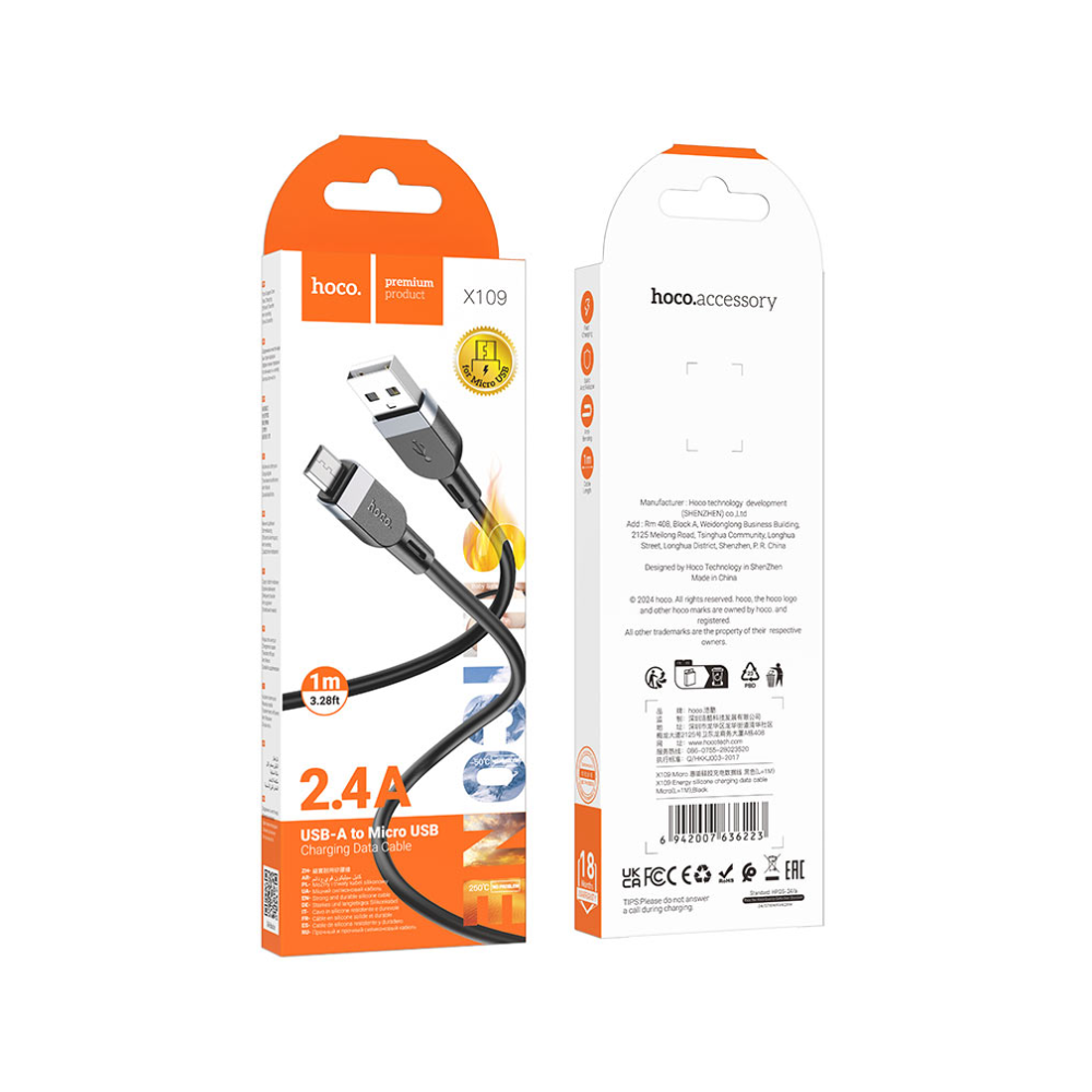 USB-A to Micro Cable 1m